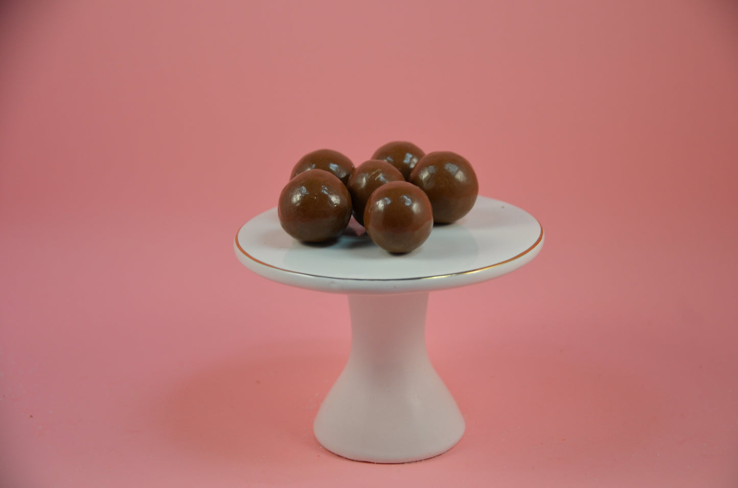 Chocolate Raspberry Malt Balls - Life is Sweet Candy Store