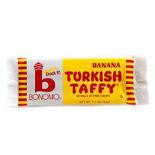 Bonomo Turkish Taffy Banana - Life is Sweet Candy Store