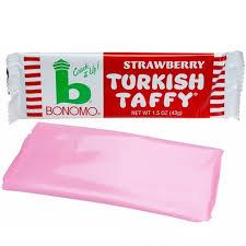 Bonomo Turkish Taffy Strawberry - Life is Sweet Candy Store